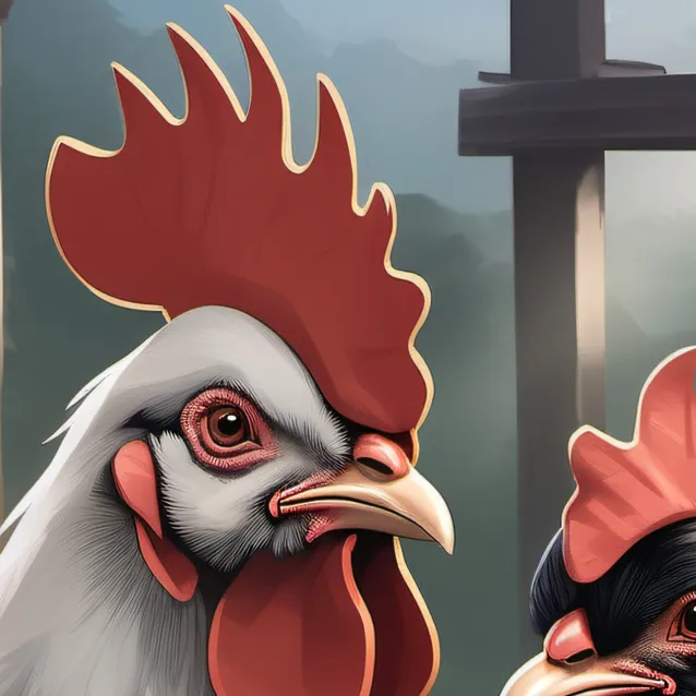 chat with ai character: chicken family