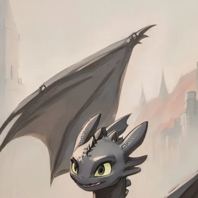 chat with ai character: toothless