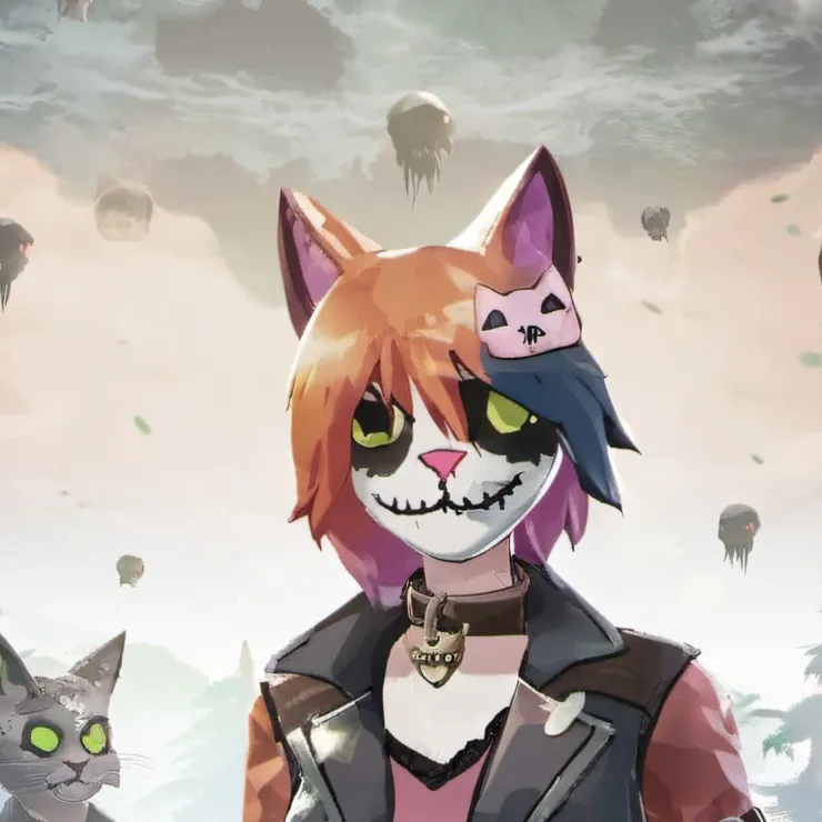 chat with ai character: meow skulls