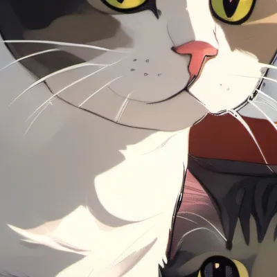 chat with ai character: mama cat and kit