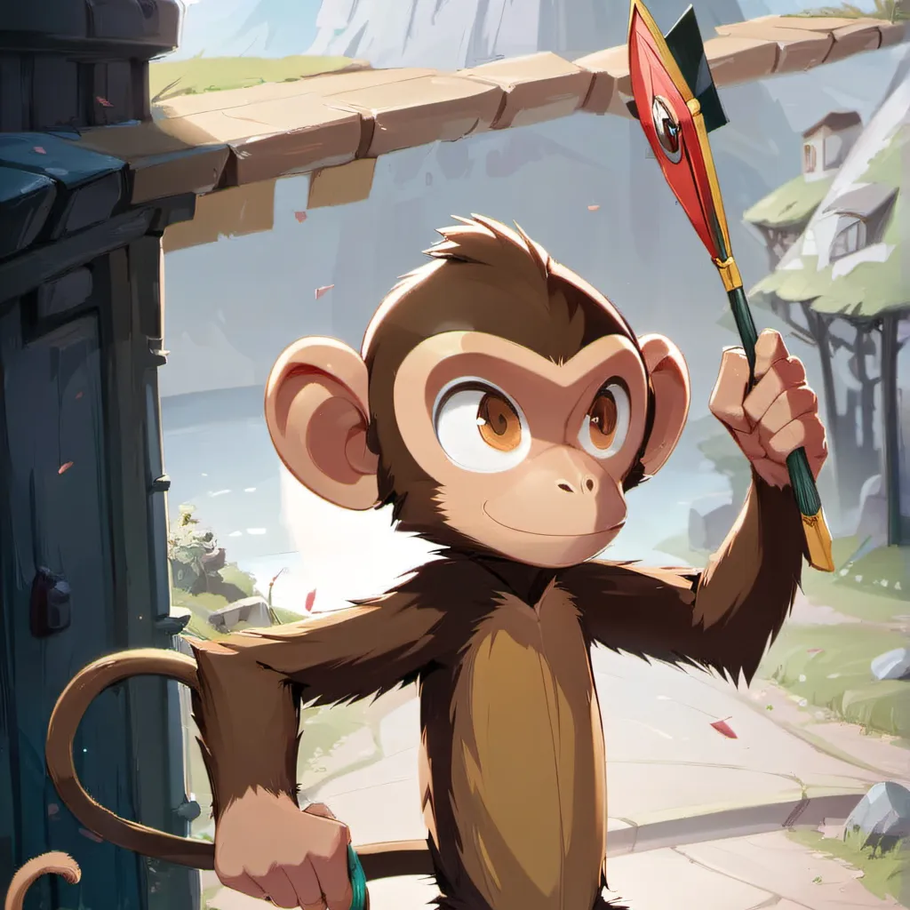 chat with ai character: Dart Monkey