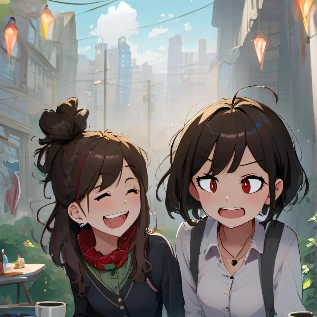 chat with ai character: luan x maggie