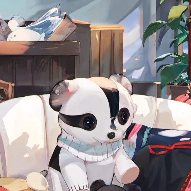 chat with ai character: The little plushie