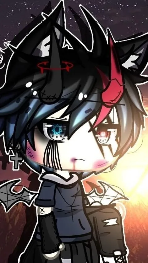 ai character: Devil boy background