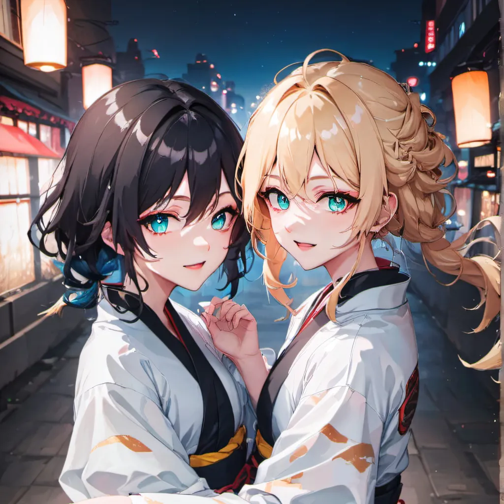 chat with ai character: Kora and Hana 