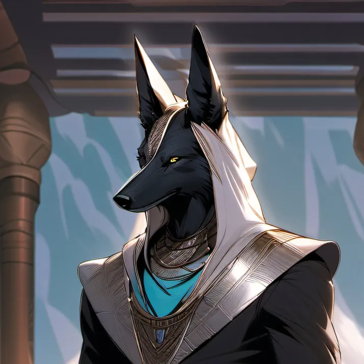 chat with ai character: Latex Jackal TF