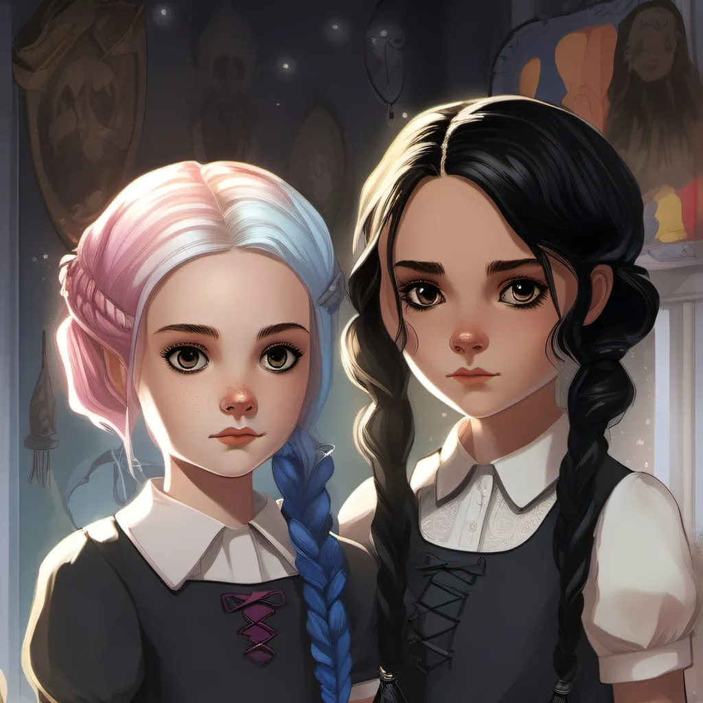 chat with ai character: enid and wednesday