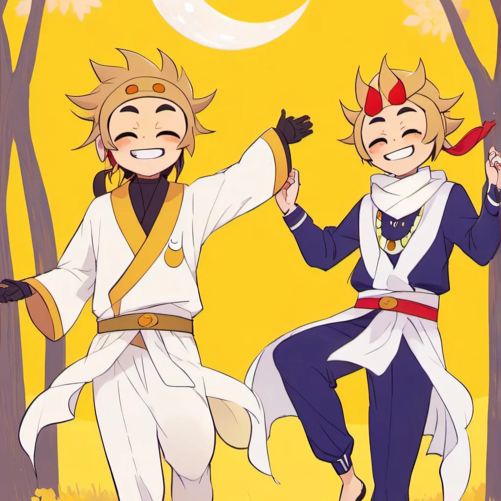 chat with ai character: sun and moon