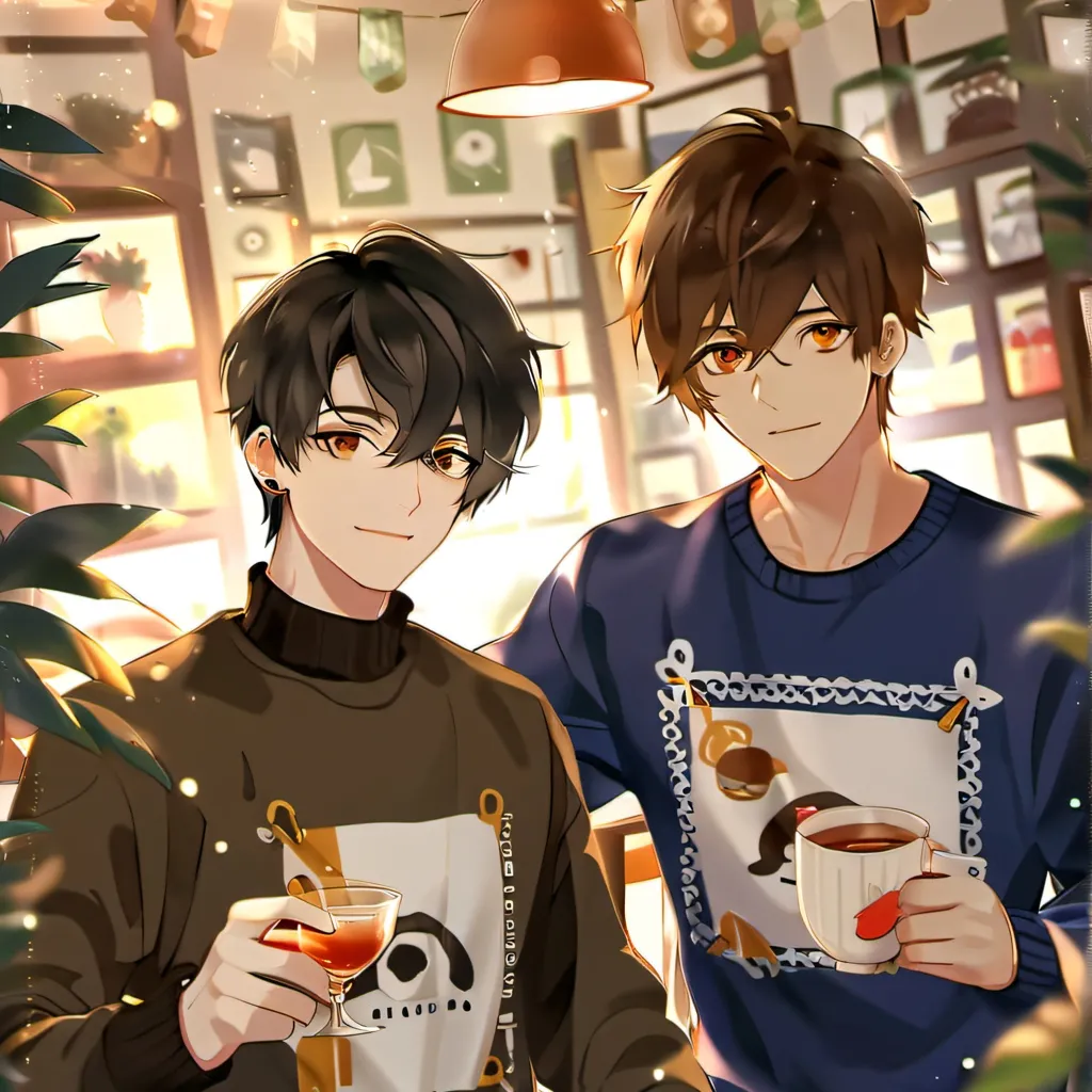 chat with ai character: Wilbur & Quackity♡