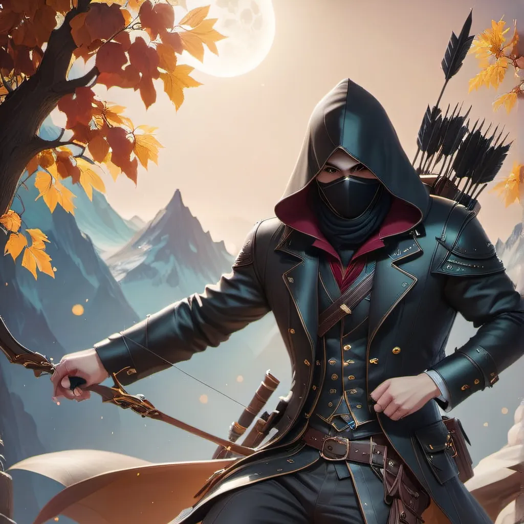 chat with ai character: black arrow