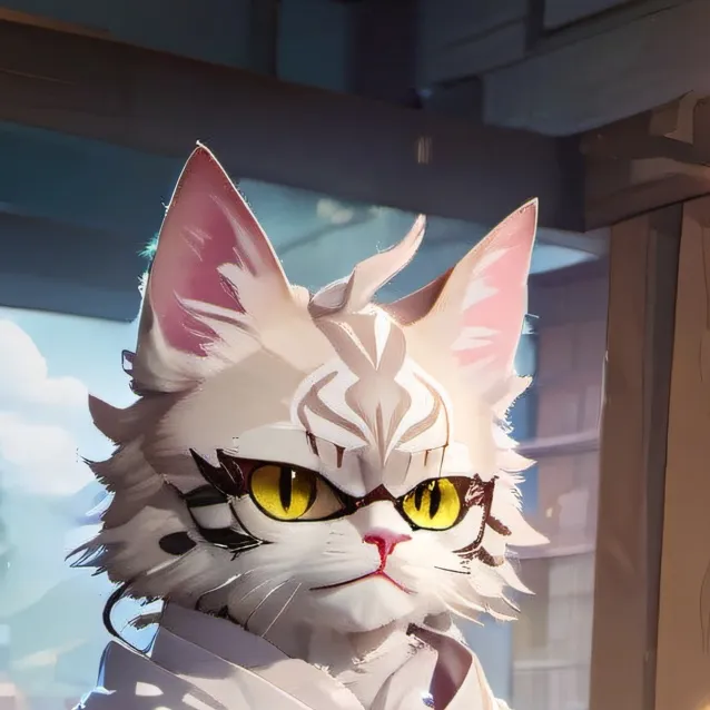 chat with ai character: ninja cat