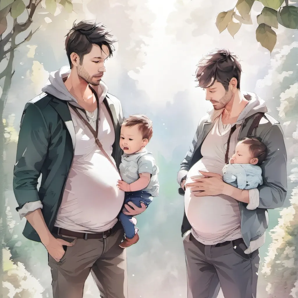 chat with ai character: Pregnant boys 