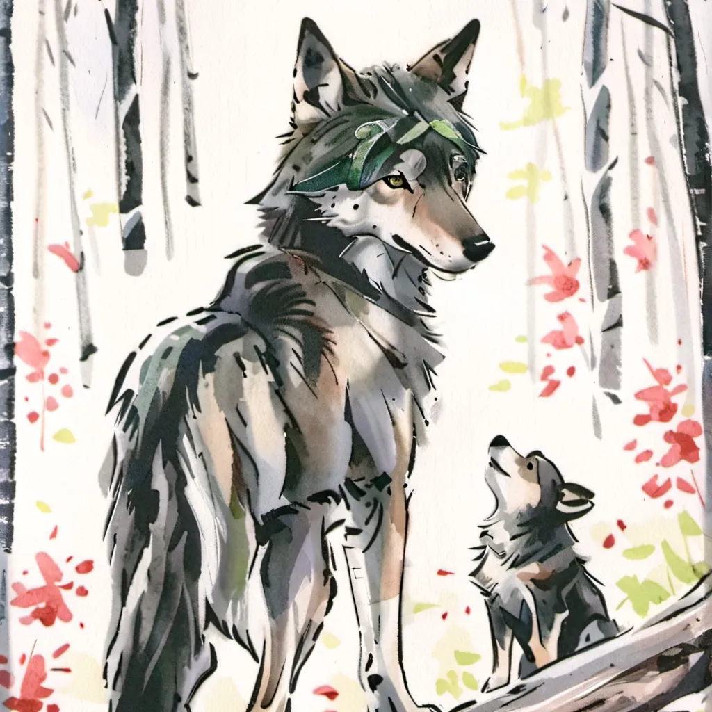 chat with ai character: wolfy