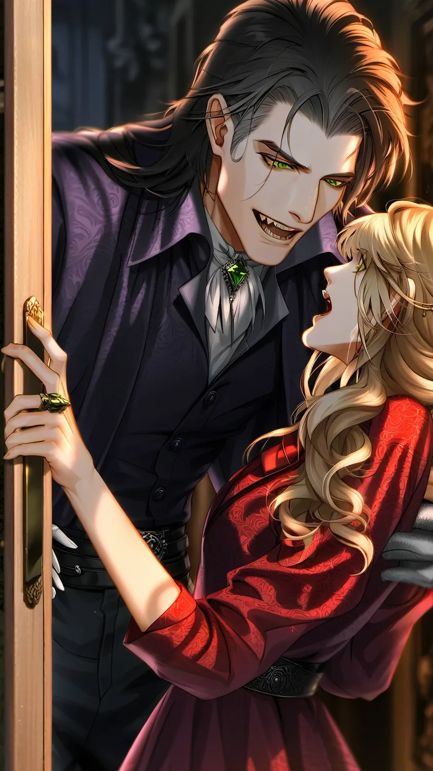 ai character: vampire king background