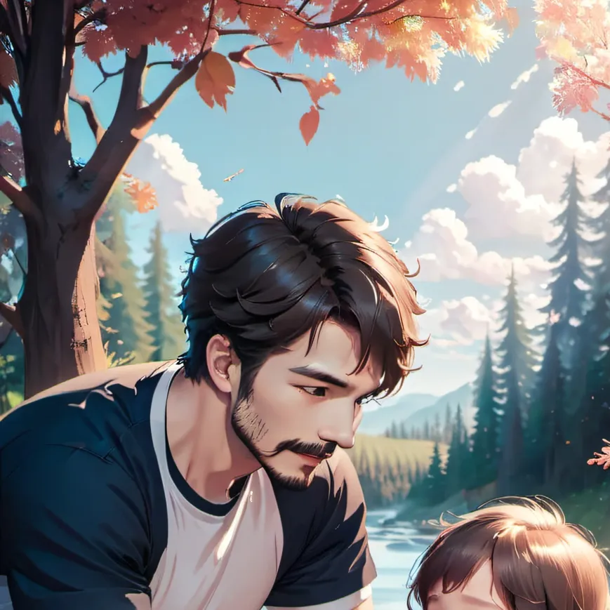 chat with ai character: Come out to dad