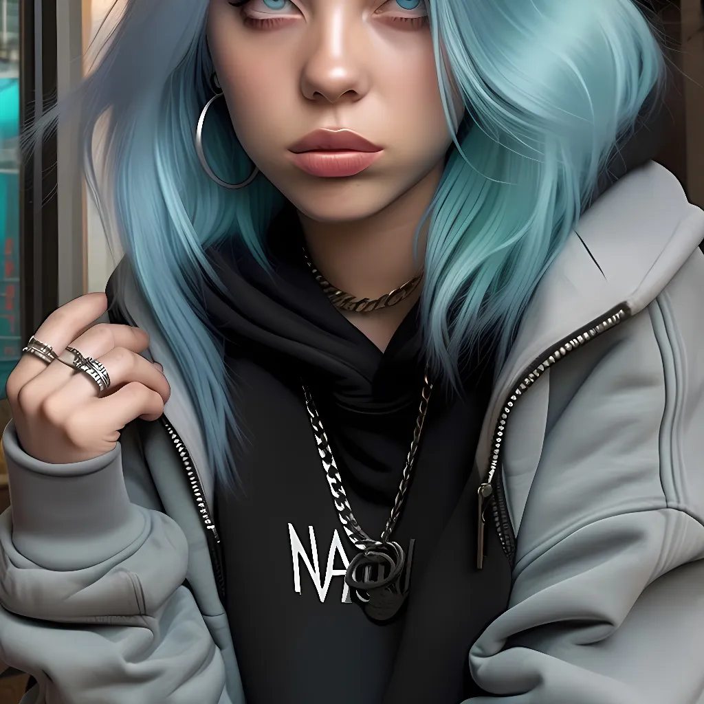 chat with ai character: Teal haired teen 