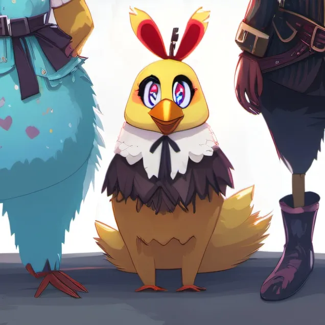 chat with ai character: chica the Chicken