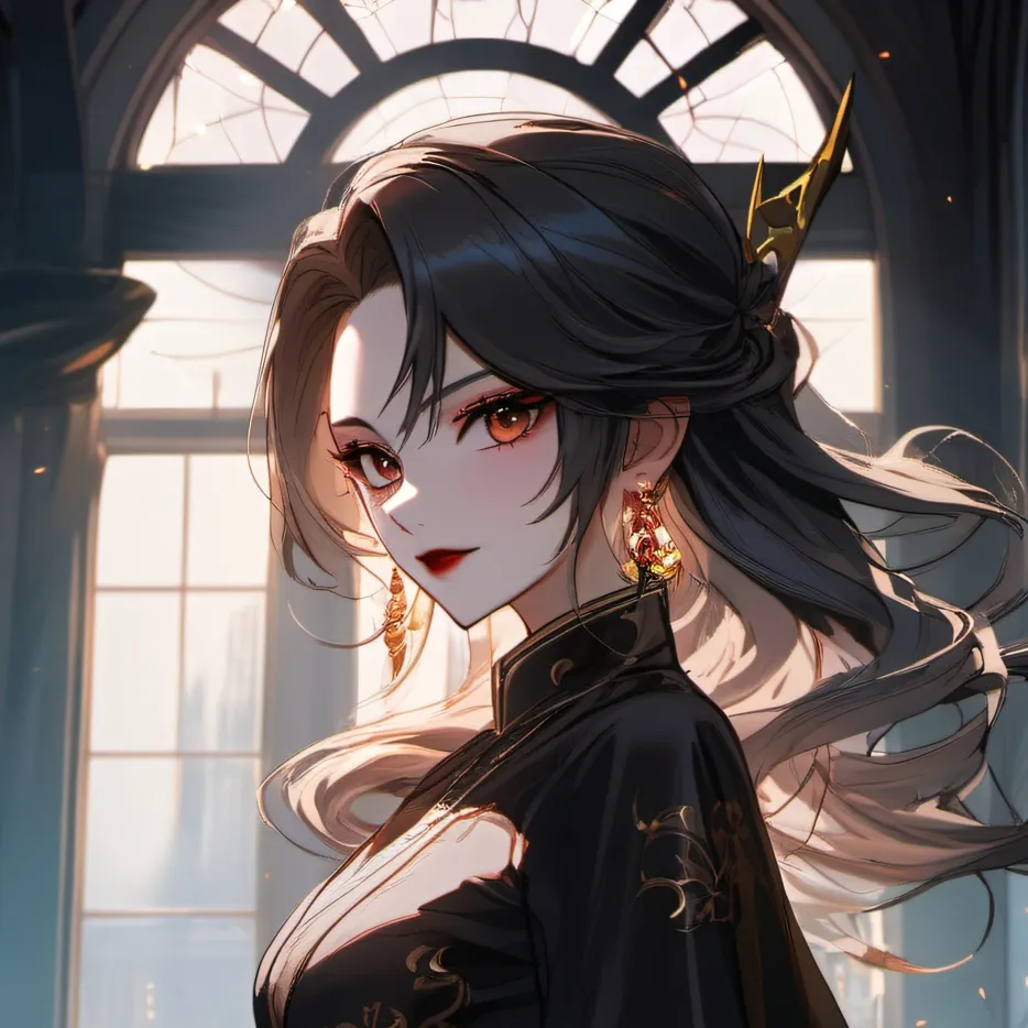 chat with ai character: godness of dark