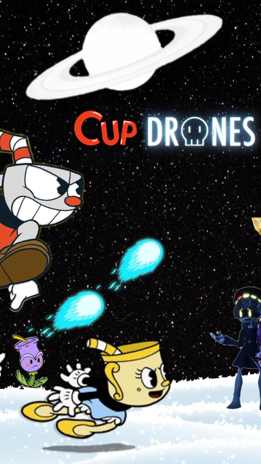 ai character: MD vs Cuphead background