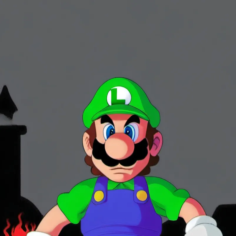 chat with ai character: I HATE YOU (Luigi)