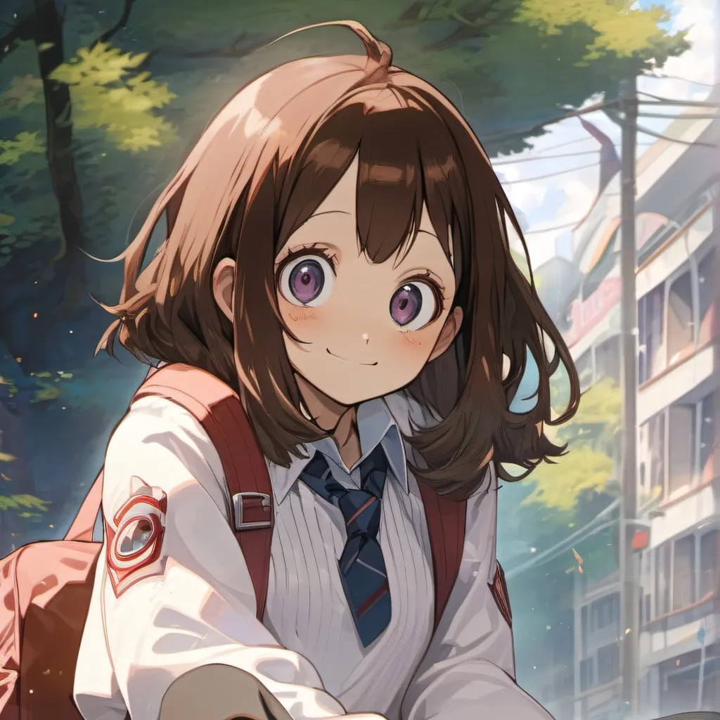 chat with ai character: ochaco uraraka😊