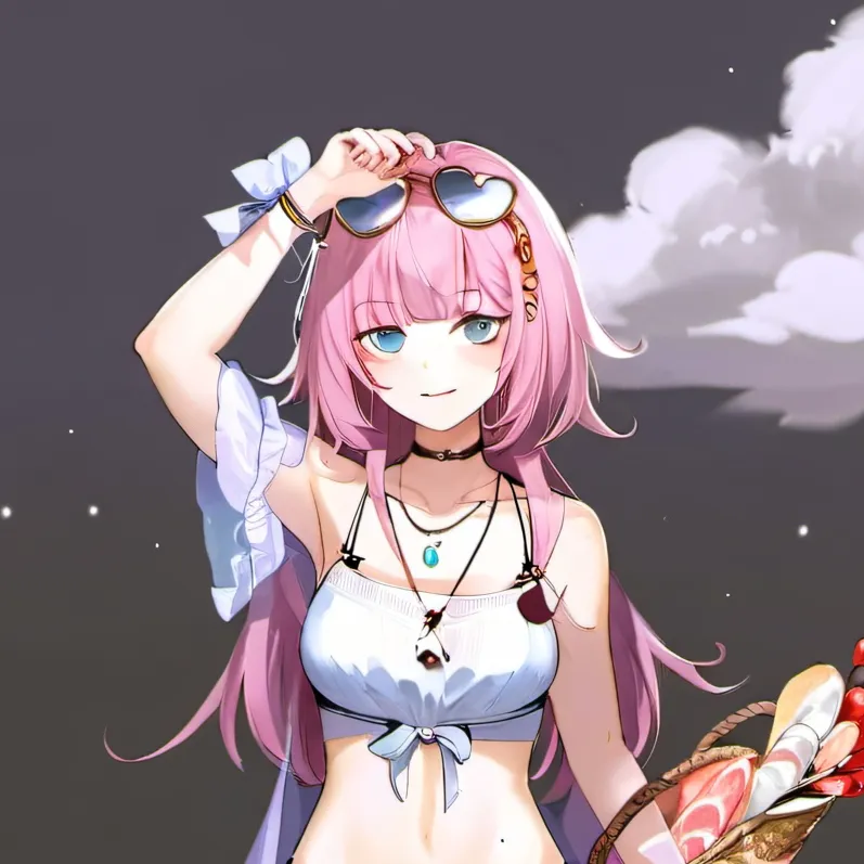 chat with ai character: Elysia(Swimsuit)