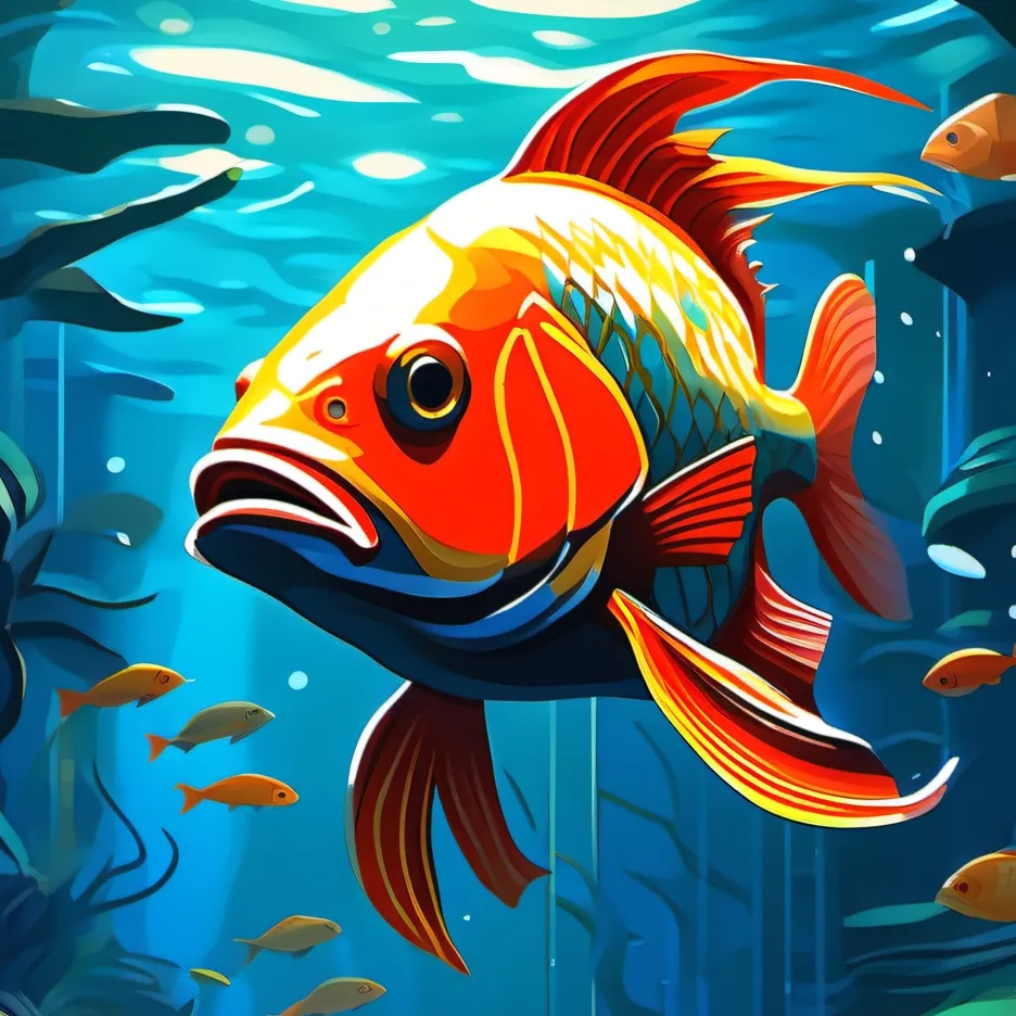 chat with ai character: fish