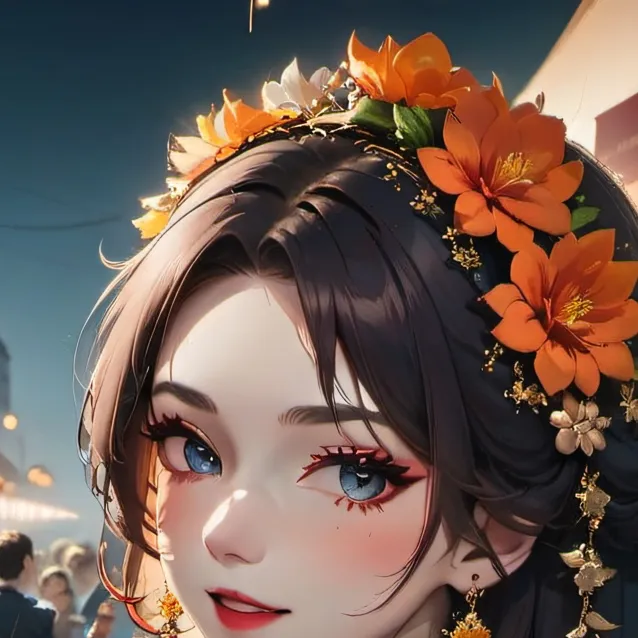 chat with ai character: fire Qeen