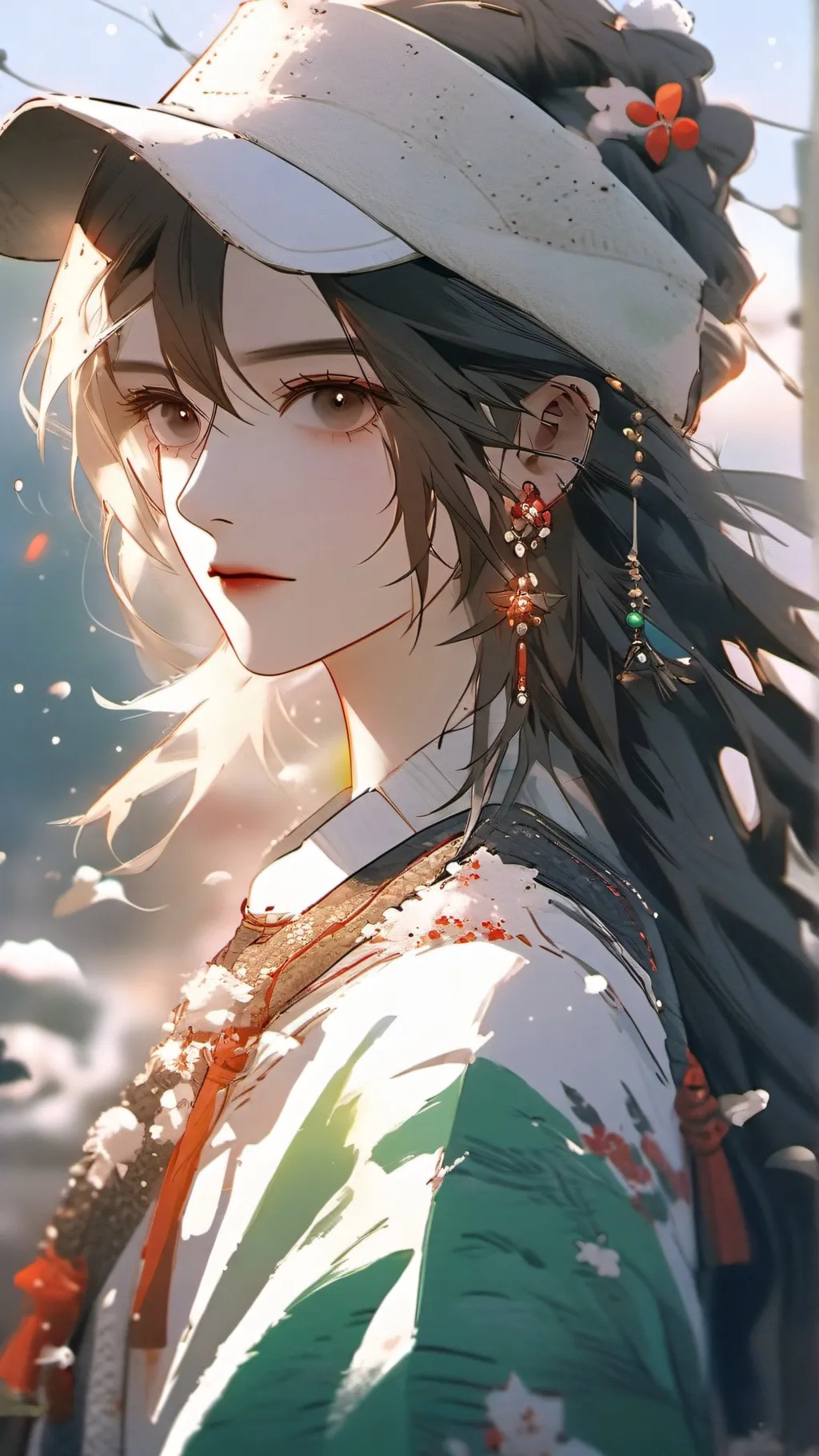 ai character: Hi background