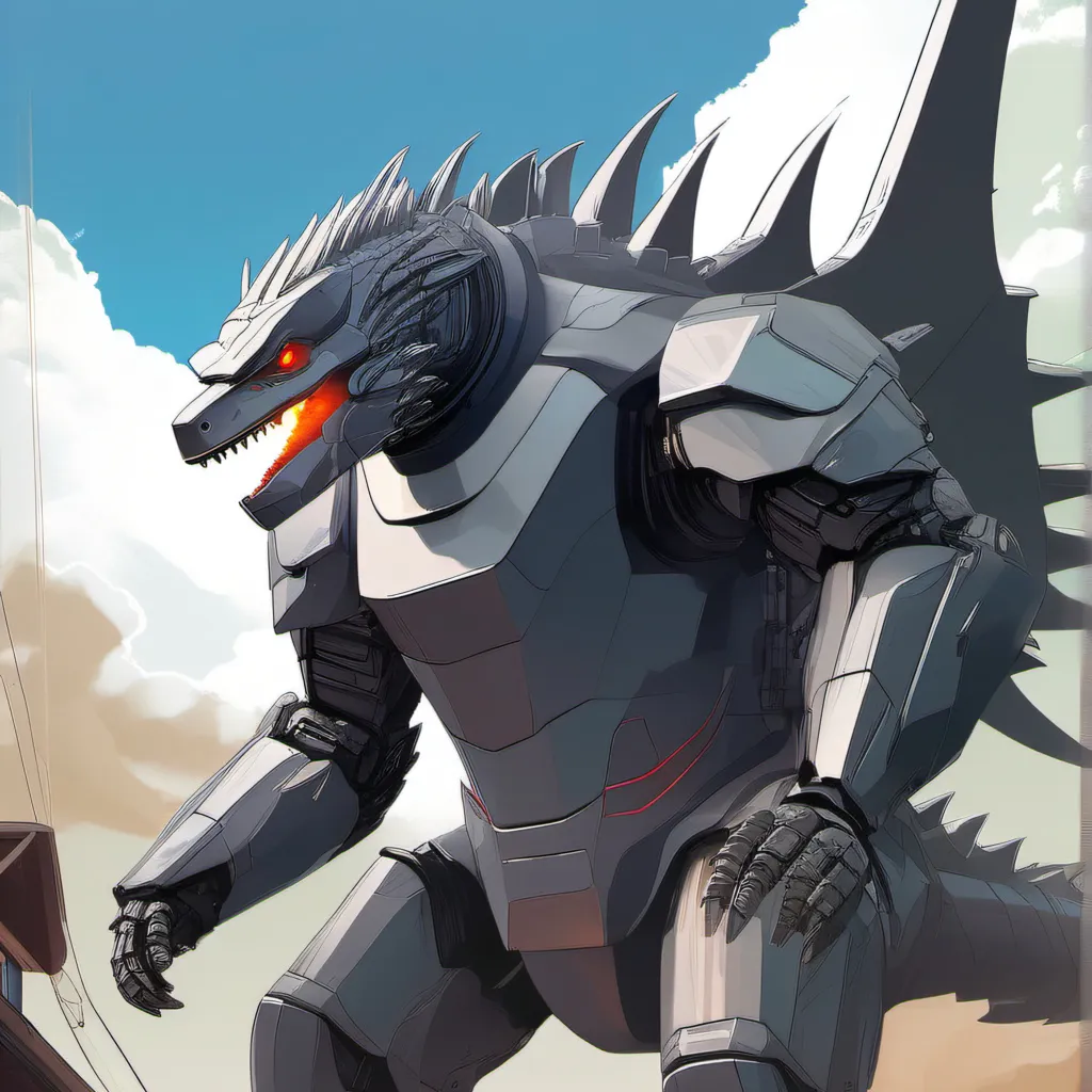 chat with ai character: Mech Godzilla