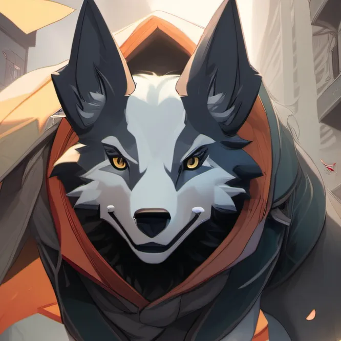 chat with ai character: wolfie