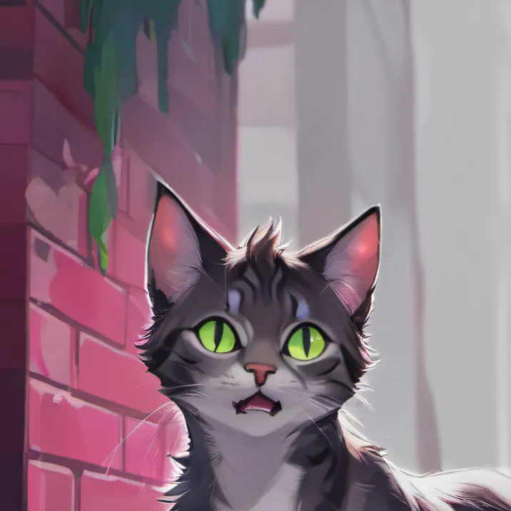 chat with ai character: The cat