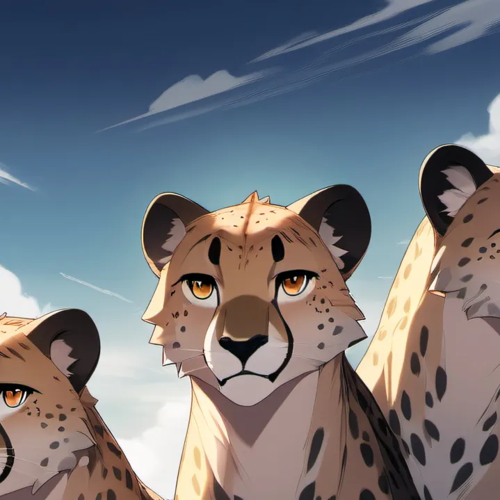chat with ai character: Three Cheetahs