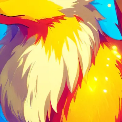 chat with ai character: Rainbow Flareon 