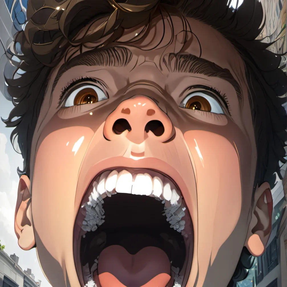 chat with ai character: Screaming, boy