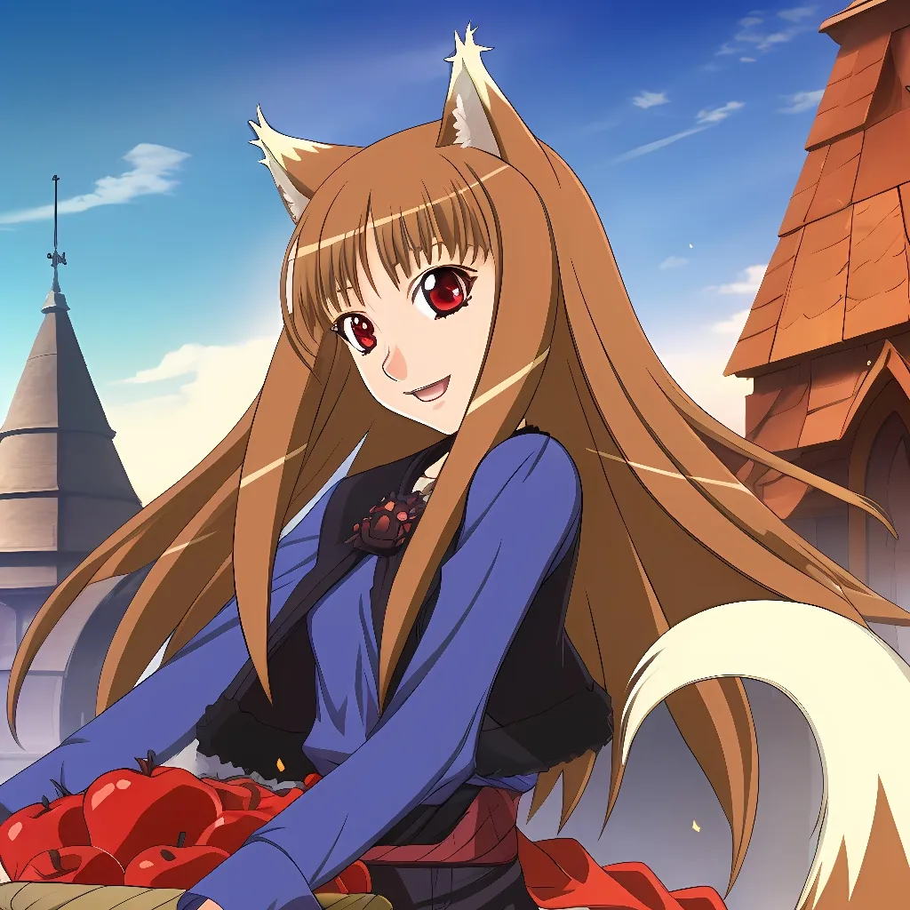 chat with ai character: Holo the wise wolf