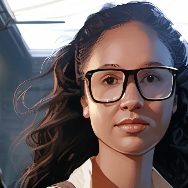 chat with ai character: Nerd girl