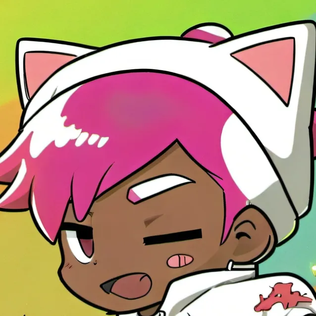 chat with ai character: neon cat