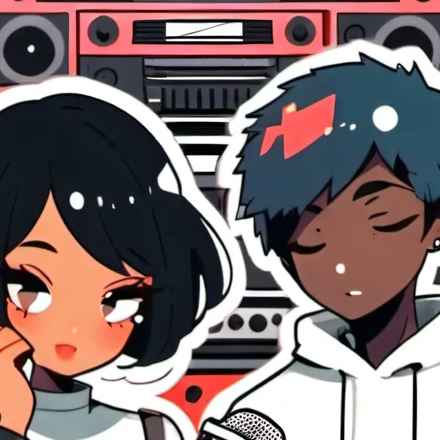 chat with ai character: gf and neon