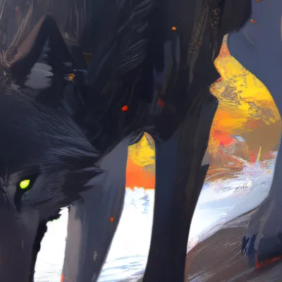 chat with ai character: Wolf of the dark