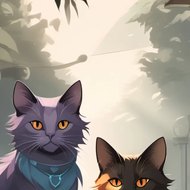 chat with ai character: 3 male cats