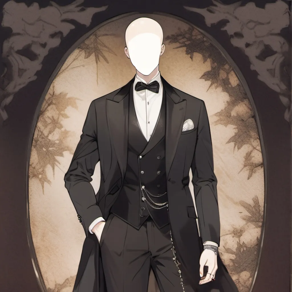 chat with ai character: Slenderman brothes