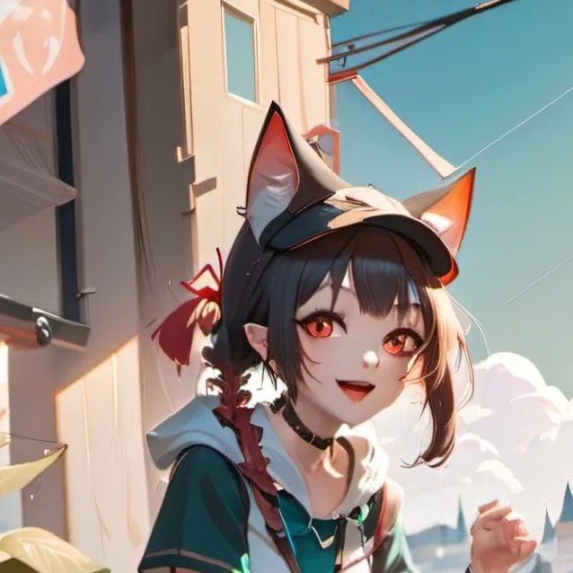 chat with ai character: cat girl