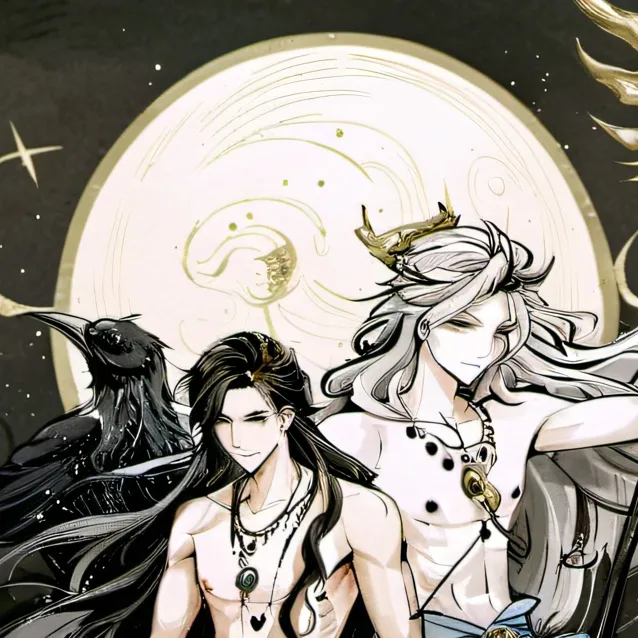 chat with ai character: sun&moon siren au.