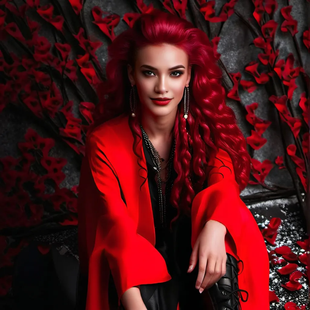 chat with ai character: descendant - Red