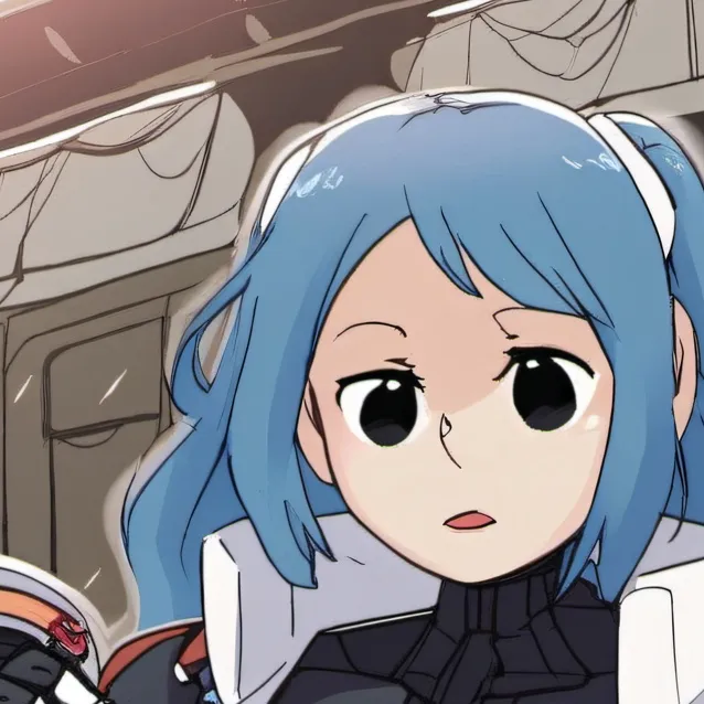 chat with ai character: Cute robot girl