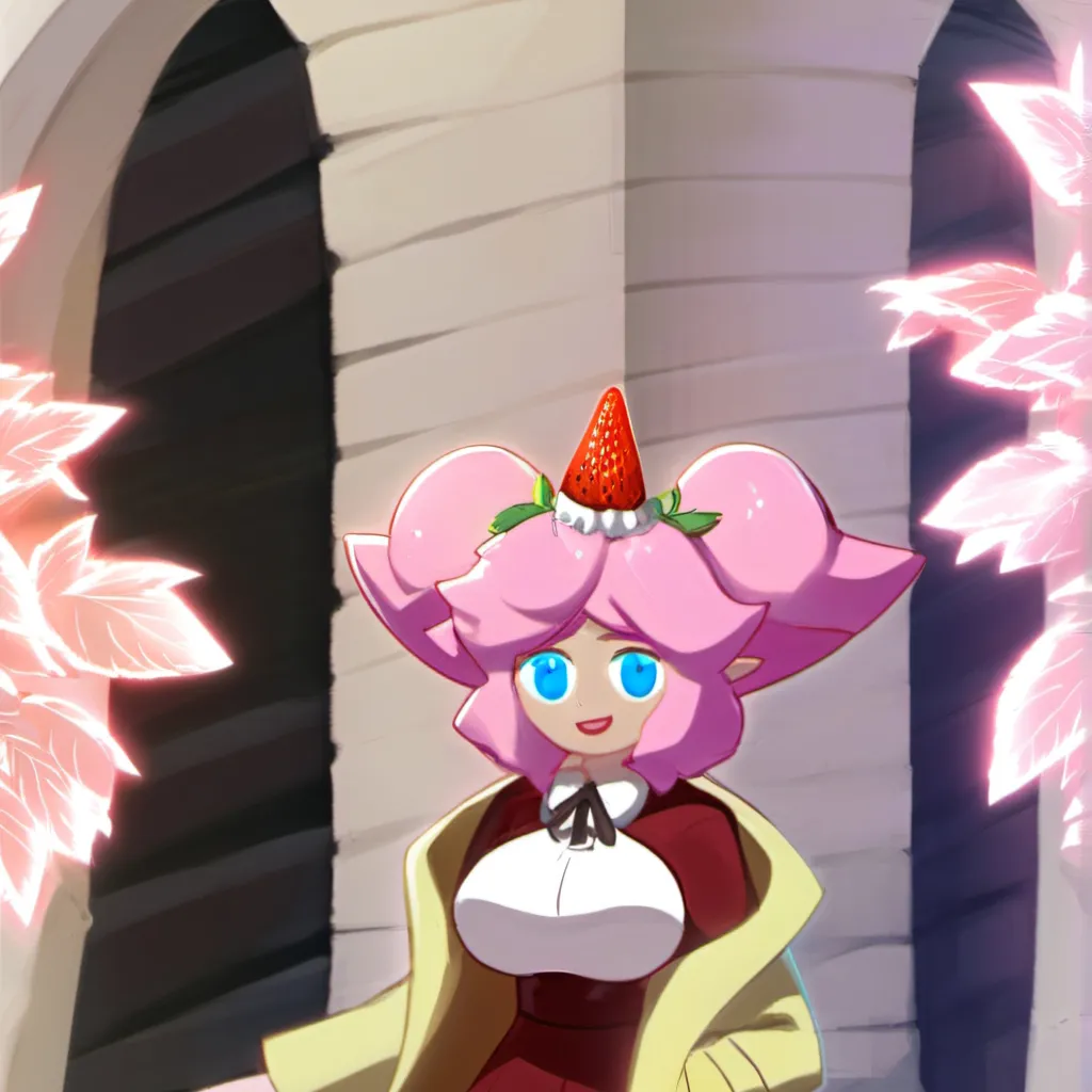 chat with ai character: Strawberry crèpe