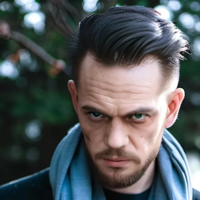 chat with ai character: bald stranger 