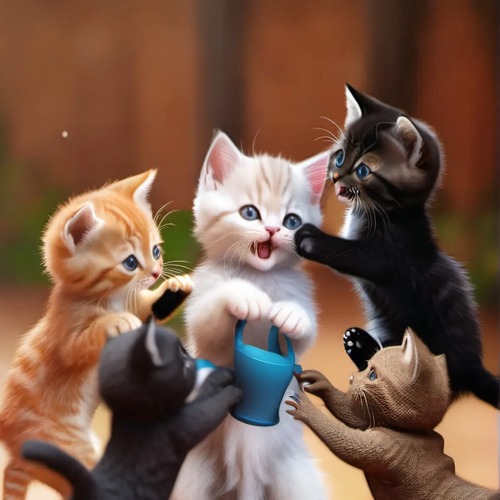 chat with ai character: Kittens!