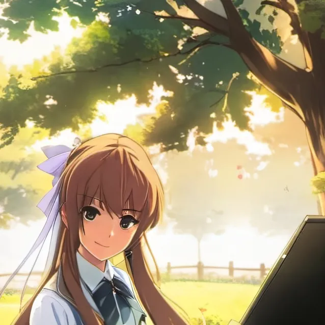 chat with ai character: Monika - DDLC